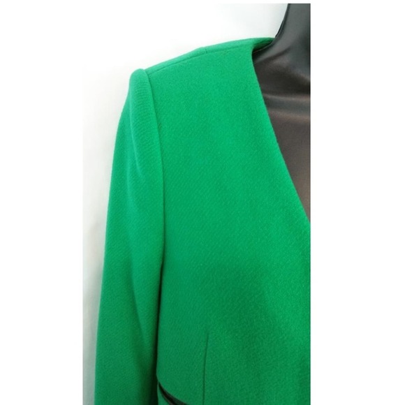 SANDRO Emerald Green Wool Blend Blazer Jacket 38 - Picture 4 of 6